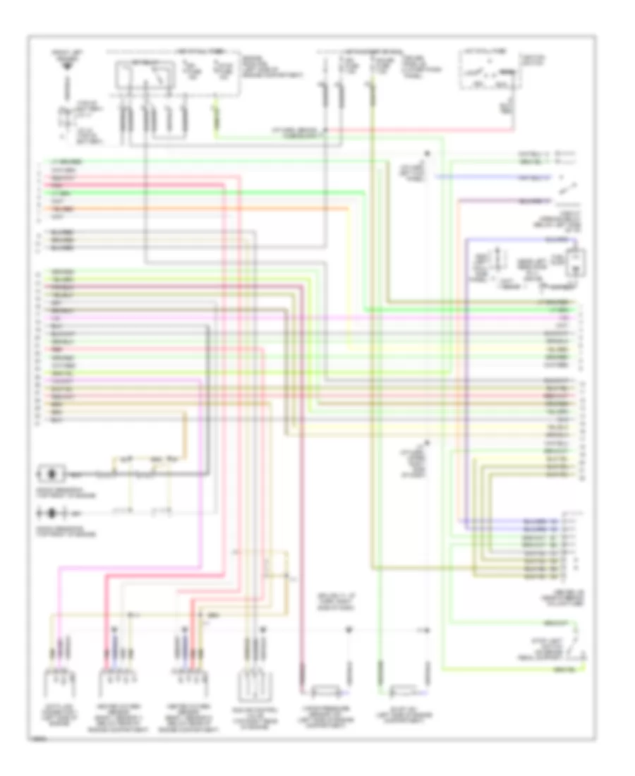 3.4L, Engine Performance Wiring Diagrams, AT (2 of 3) for Toyota 4Runner 1996