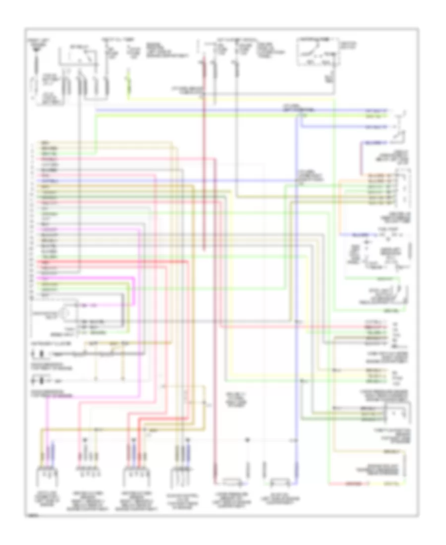 3.4L, Engine Performance Wiring Diagrams, MT (2 of 2) for Toyota 4Runner 1996