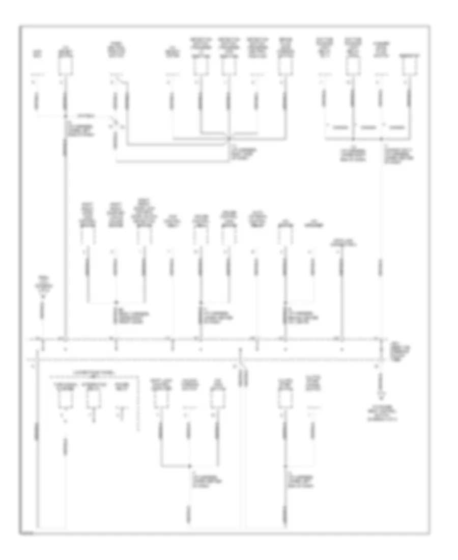 Ground Distribution Wiring Diagram (2 of 3) for Toyota 4Runner 1996