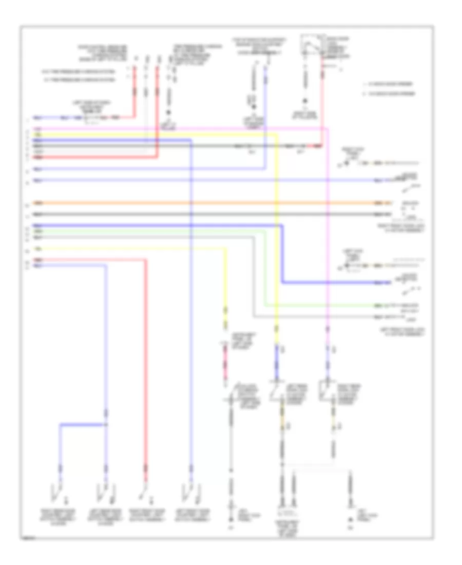 Forced Entry Wiring Diagram (2 of 2) for Toyota Yaris LE 2013