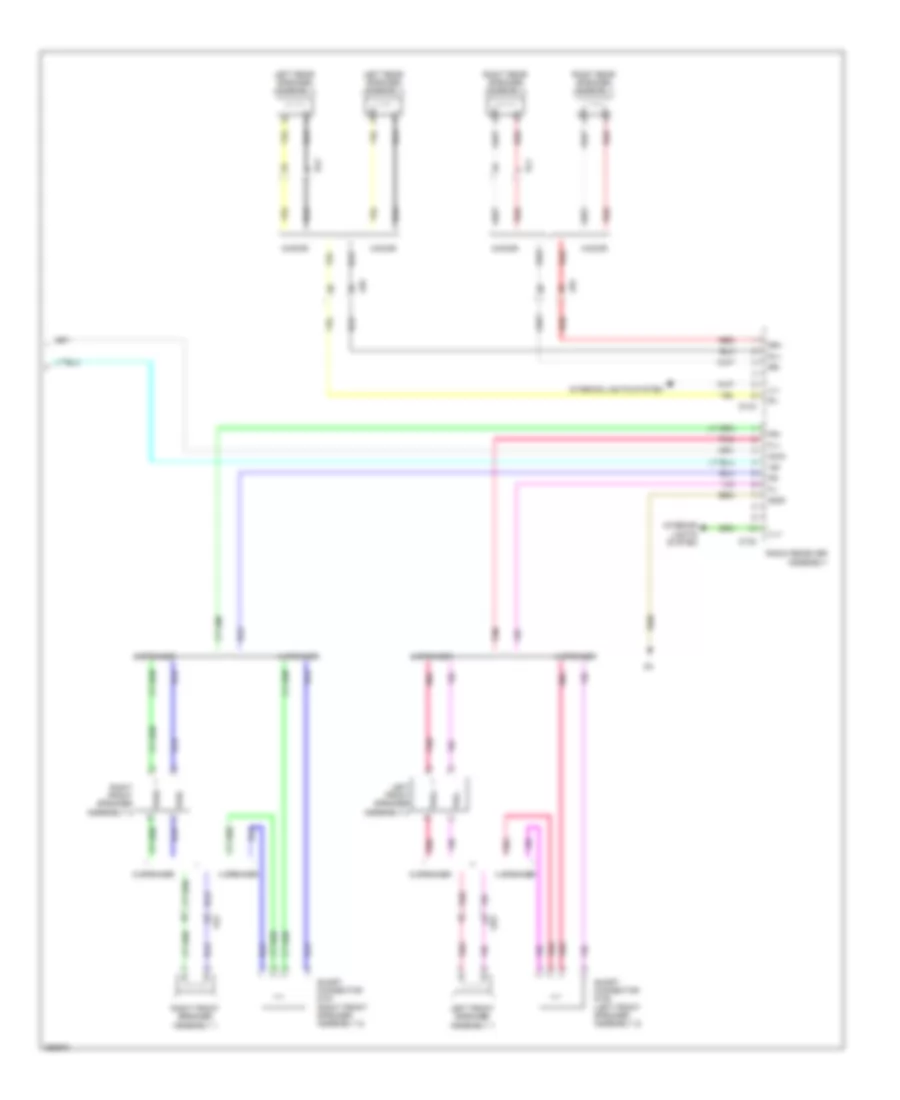 Radio Wiring Diagram 2 of 2 for Toyota Yaris LE 2013