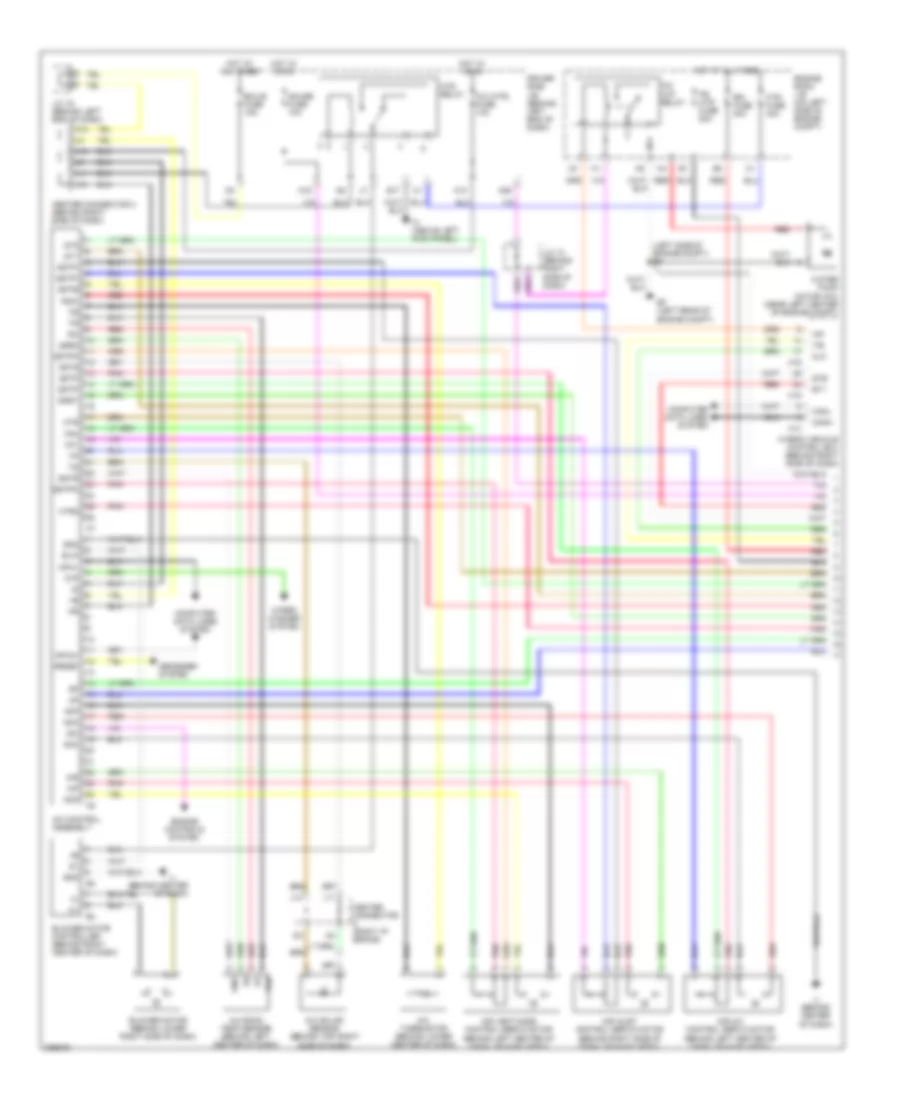 Automatic AC Wiring Diagram (1 of 2) for Toyota Prius 2005