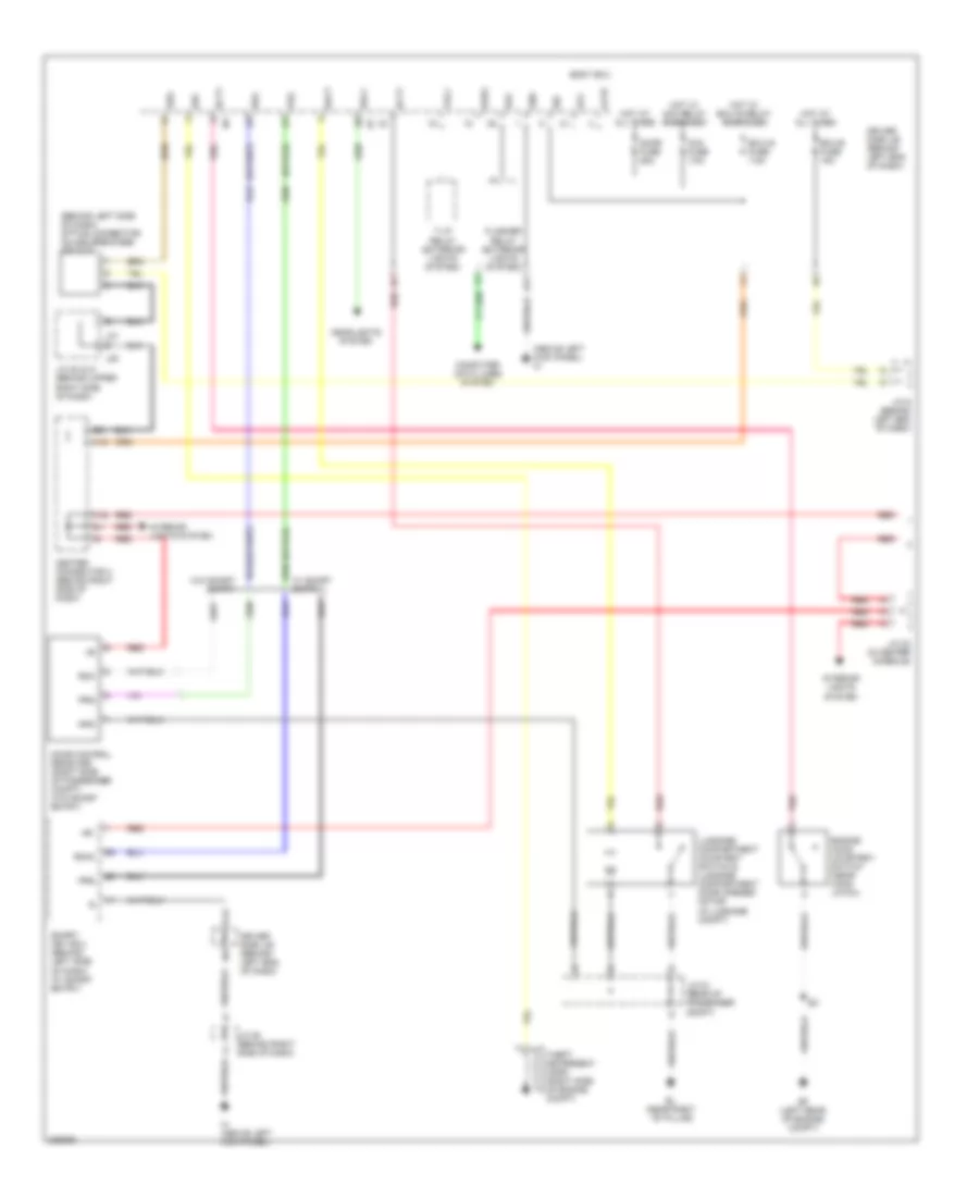 Forced Entry Wiring Diagram 1 of 2 for Toyota Prius 2005