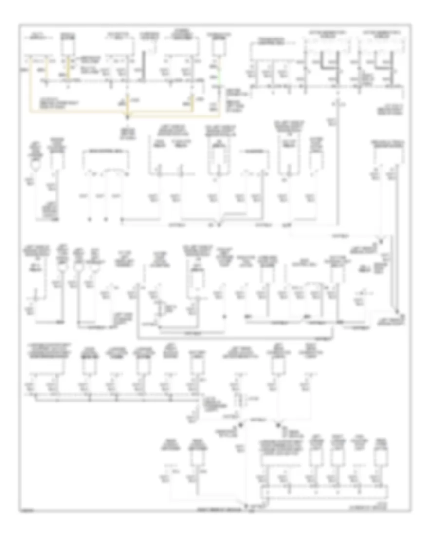 Ground Distribution Wiring Diagram 1 of 3 for Toyota Prius 2005