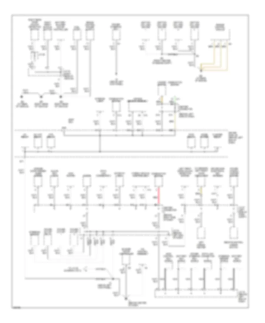Ground Distribution Wiring Diagram (2 of 3) for Toyota Prius 2005