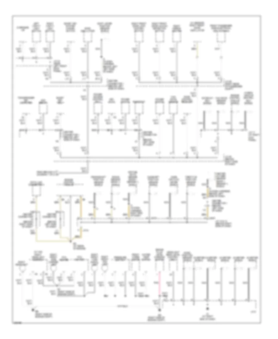 Ground Distribution Wiring Diagram (3 of 3) for Toyota Prius 2005