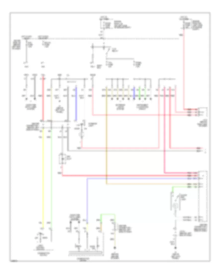 Courtesy Lamps Wiring Diagram 1 of 2 for Toyota Prius 2005
