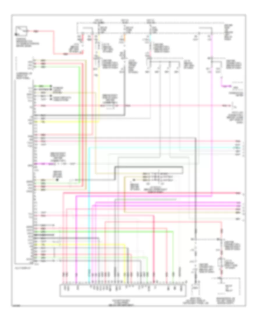 Radio Wiring Diagram, with Separate Amplifier (1 of 2) for Toyota Prius 2005