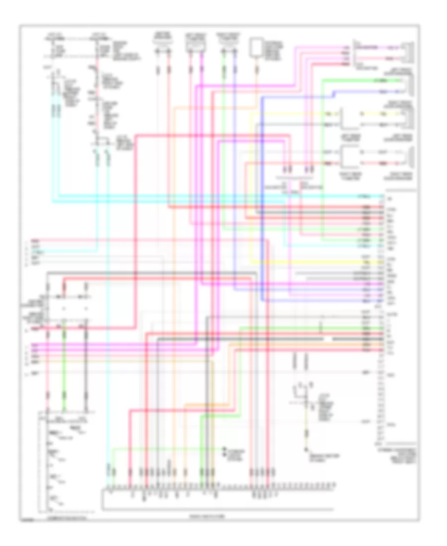 Radio Wiring Diagram, with Separate Amplifier (2 of 2) for Toyota Prius 2005