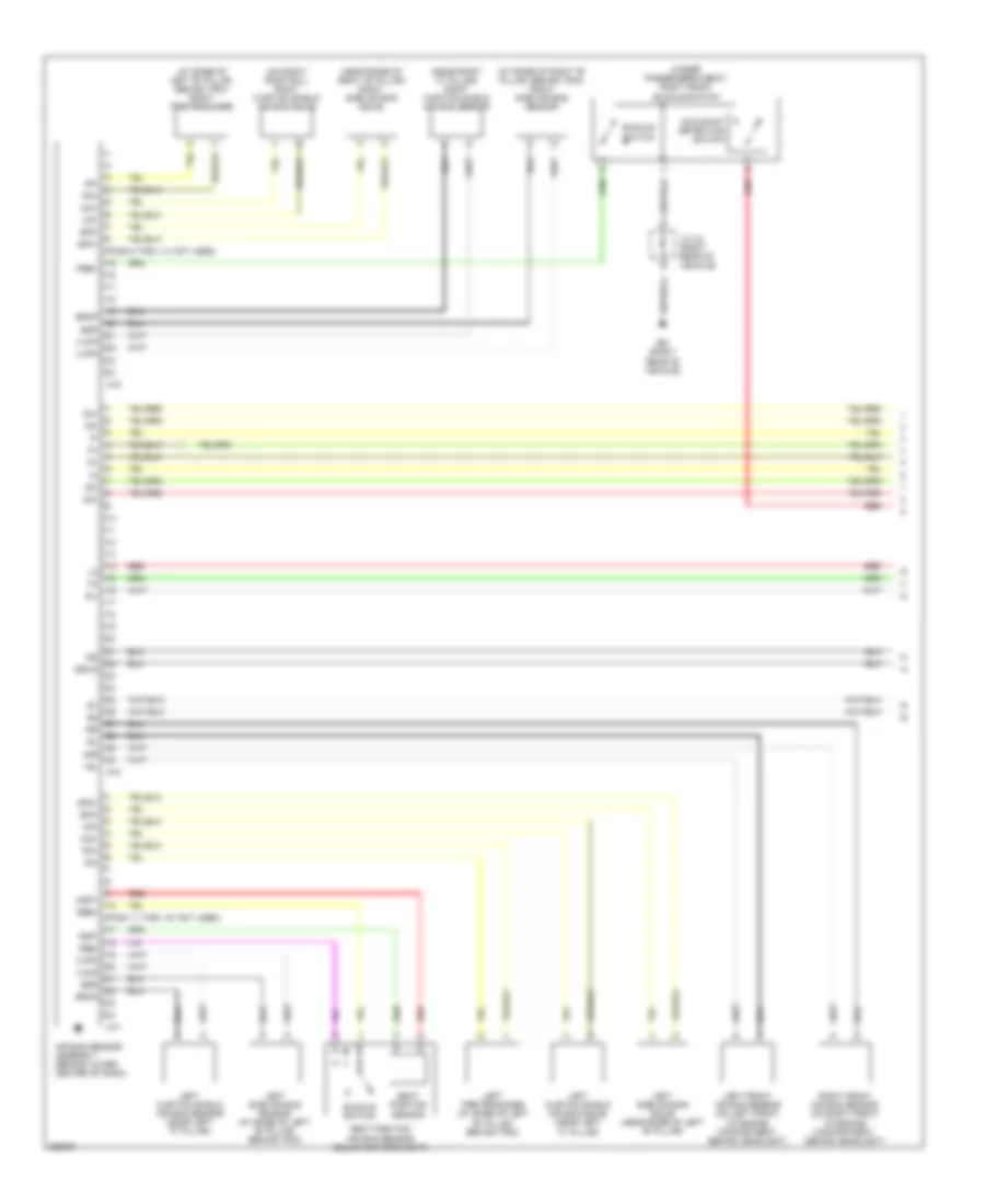 Supplemental Restraints Wiring Diagram 1 of 2 for Toyota Prius 2005