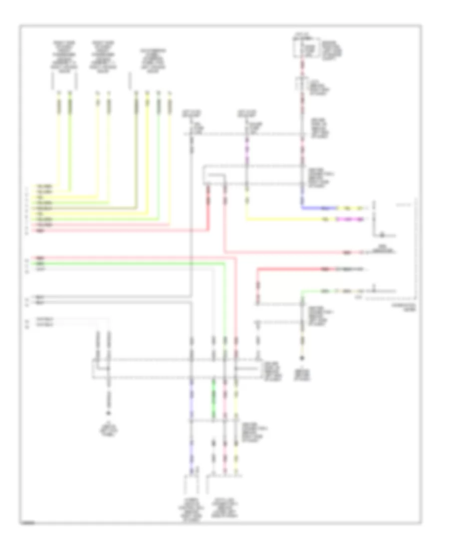 Supplemental Restraints Wiring Diagram 2 of 2 for Toyota Prius 2005