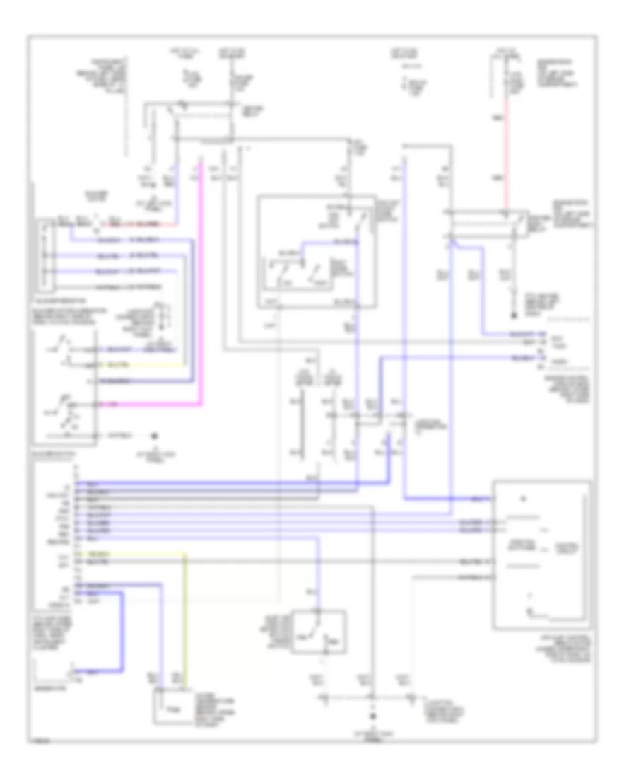 Heater Wiring Diagram for Toyota ECHO 2003