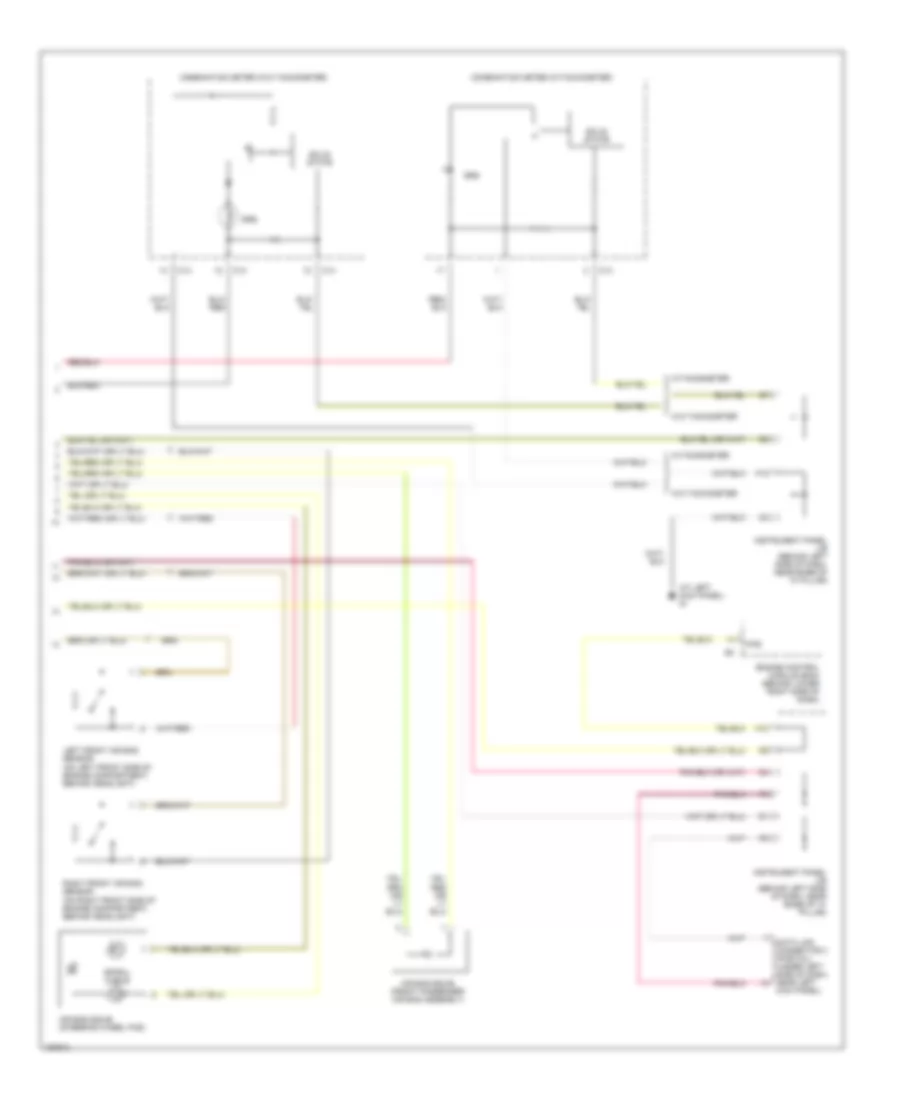 Supplemental Restraints Wiring Diagram 2 of 2 for Toyota ECHO 2003