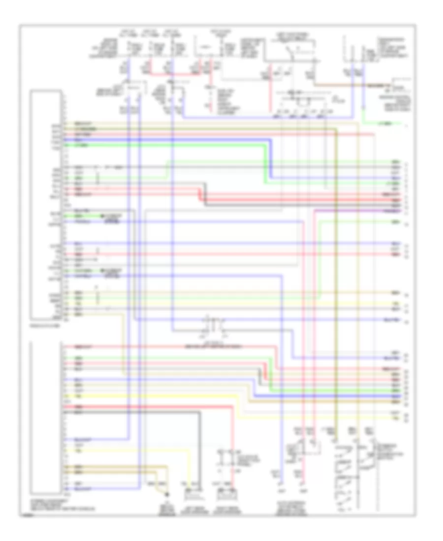 10 Speaker System Wiring Diagram without Rear Entertainment 1 of 2 for Toyota Sequoia SR5 2004