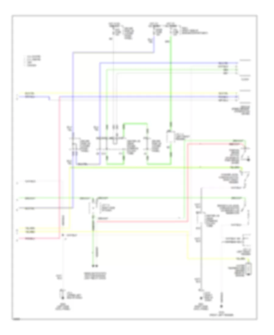 Instrument Cluster Wiring Diagram (2 of 2) for Toyota 4Runner Limited 1996
