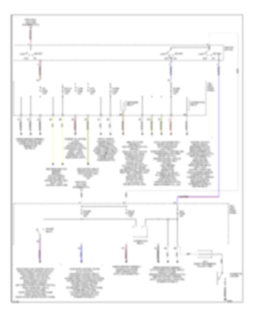 Power Distribution Wiring Diagram (2 of 2) for Toyota 4Runner Limited 1996
