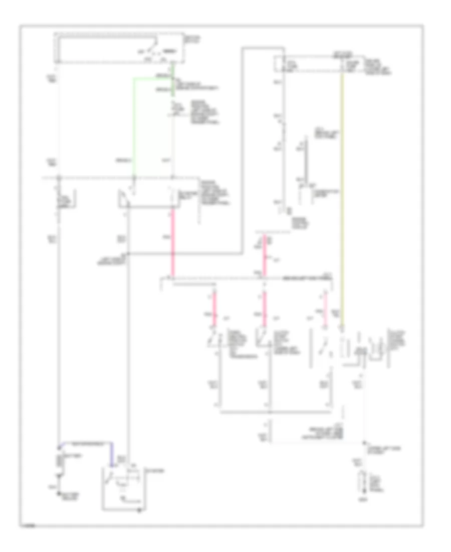 Starting Wiring Diagram for Toyota Tundra Limited 2001