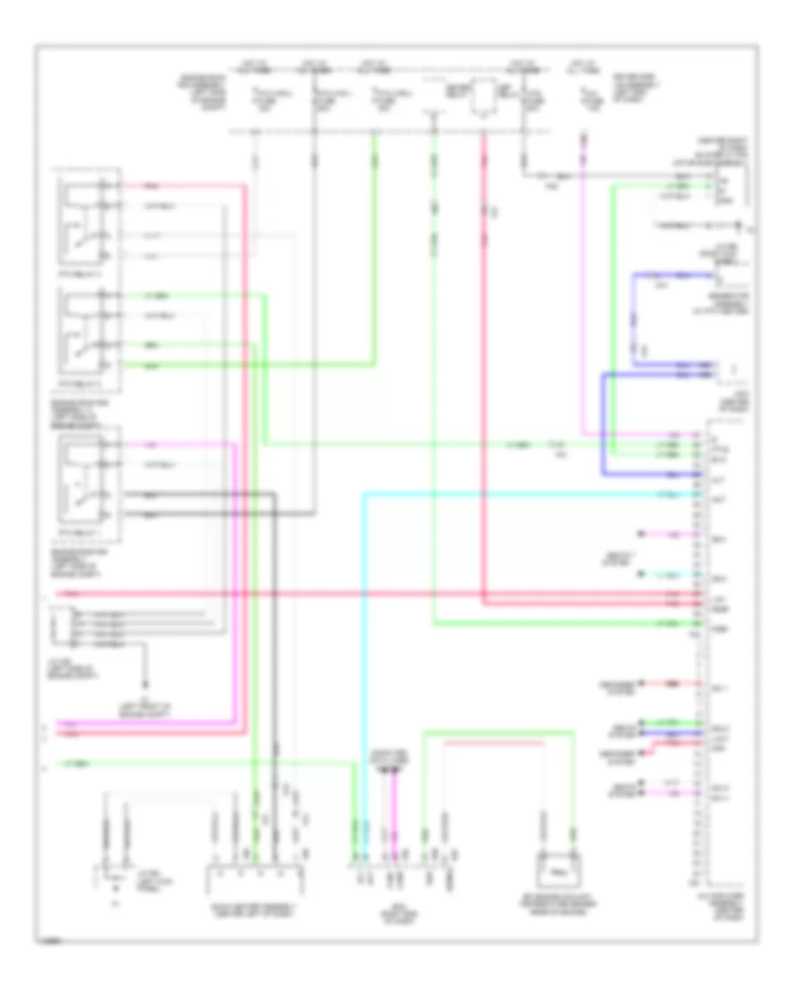 Manual A C Wiring Diagram 2 of 2 for Toyota 4Runner Limited 2014