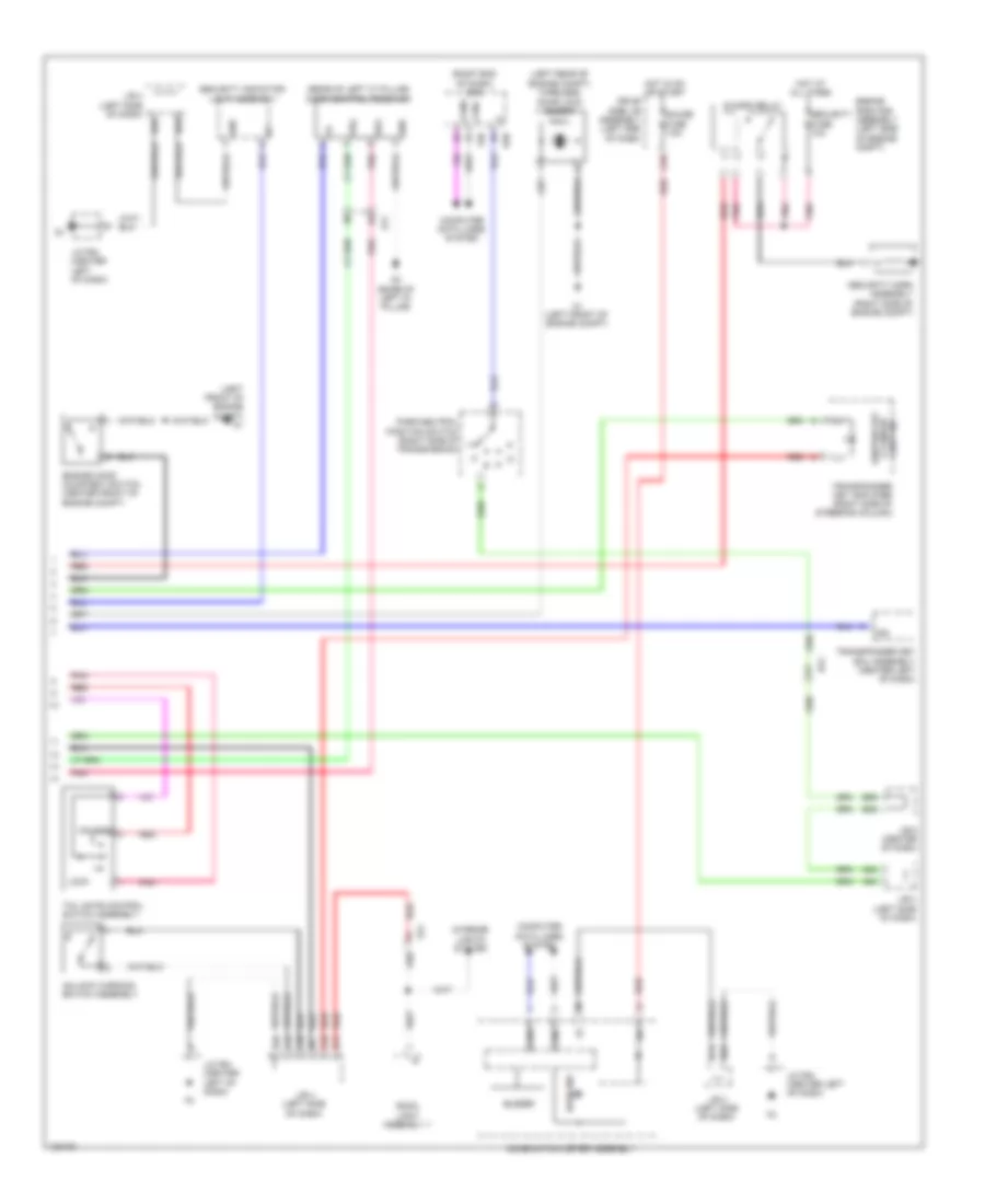 Forced Entry Wiring Diagram, without Smart Key System (3 of 3) for Toyota 4Runner Limited 2014
