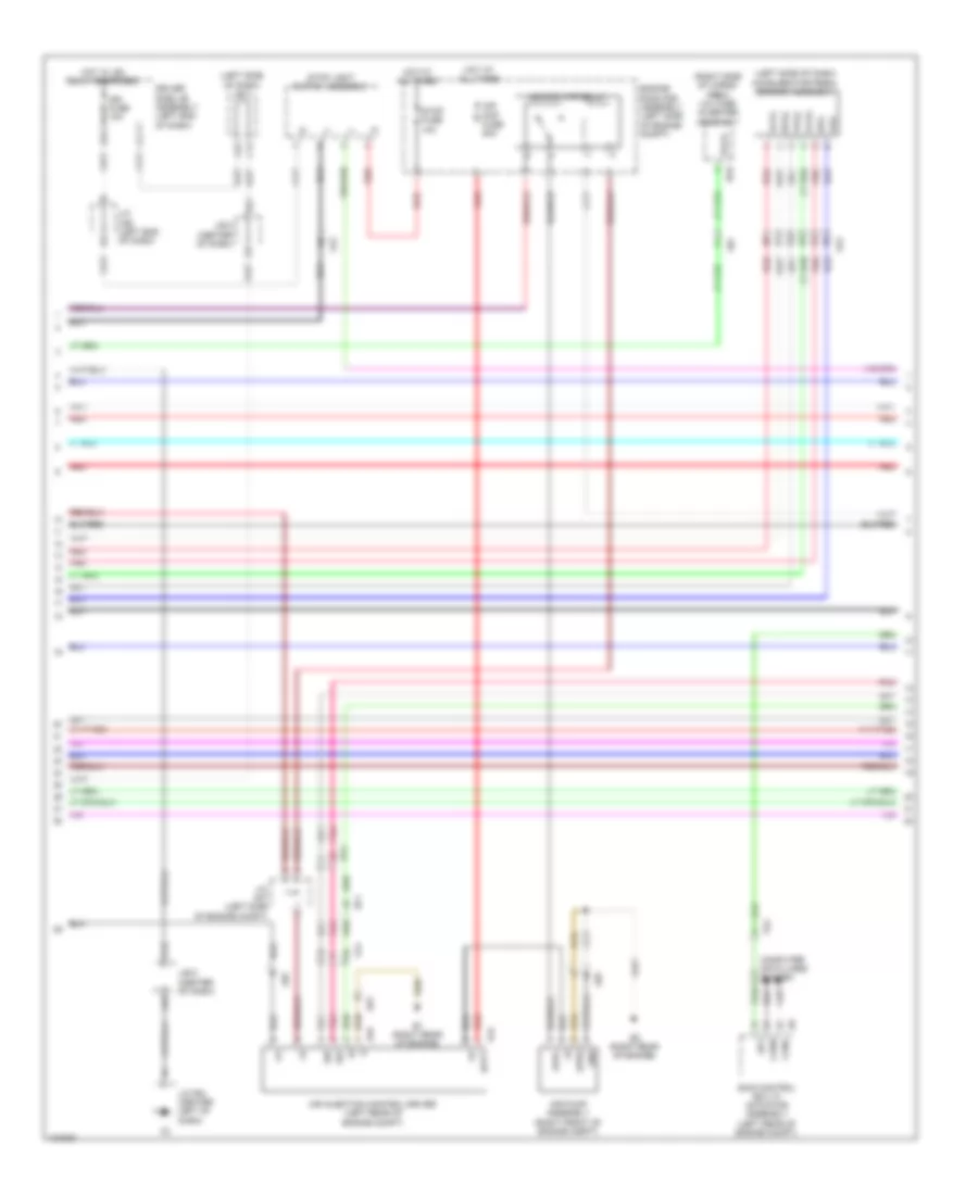4.0L, Engine Performance Wiring Diagram (2 of 7) for Toyota 4Runner Limited 2014