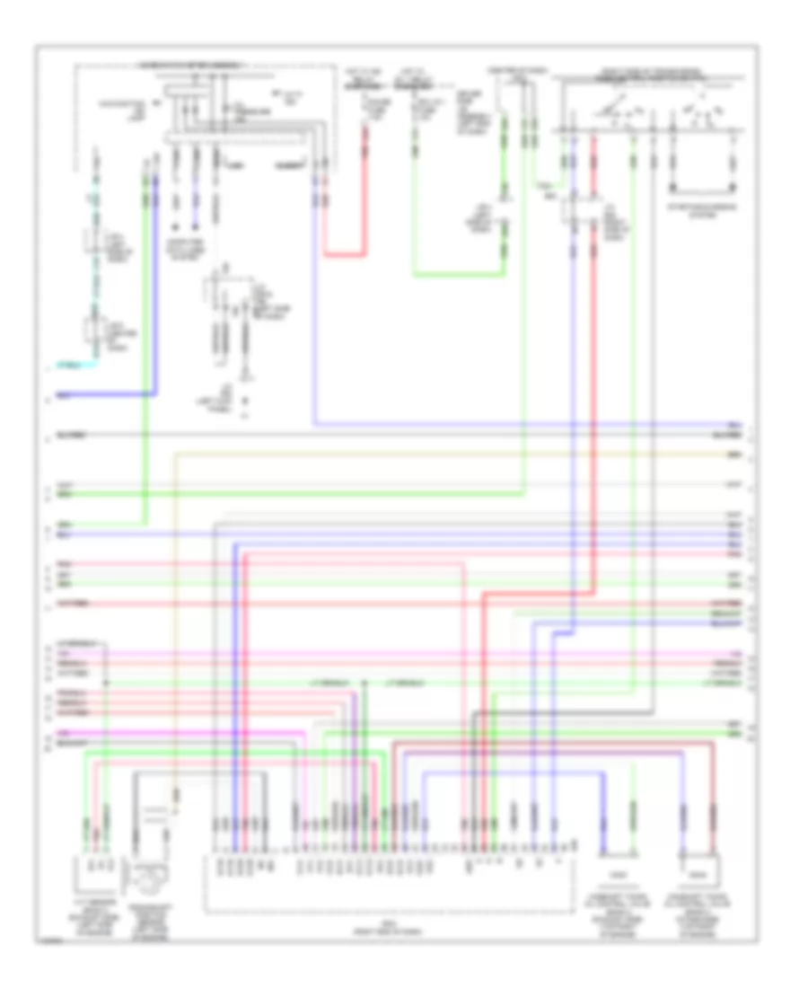 4.0L, Engine Performance Wiring Diagram (4 of 7) for Toyota 4Runner Limited 2014