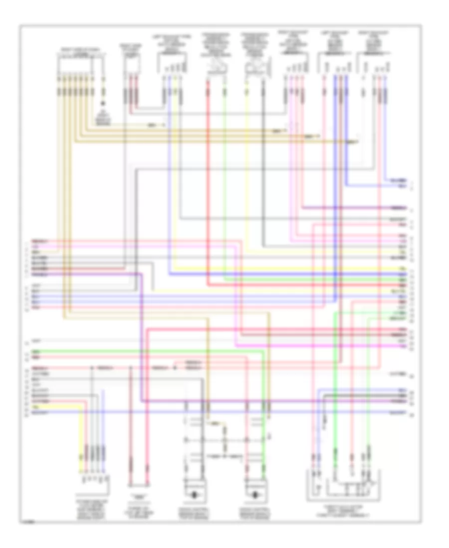 4.0L, Engine Performance Wiring Diagram (6 of 7) for Toyota 4Runner Limited 2014