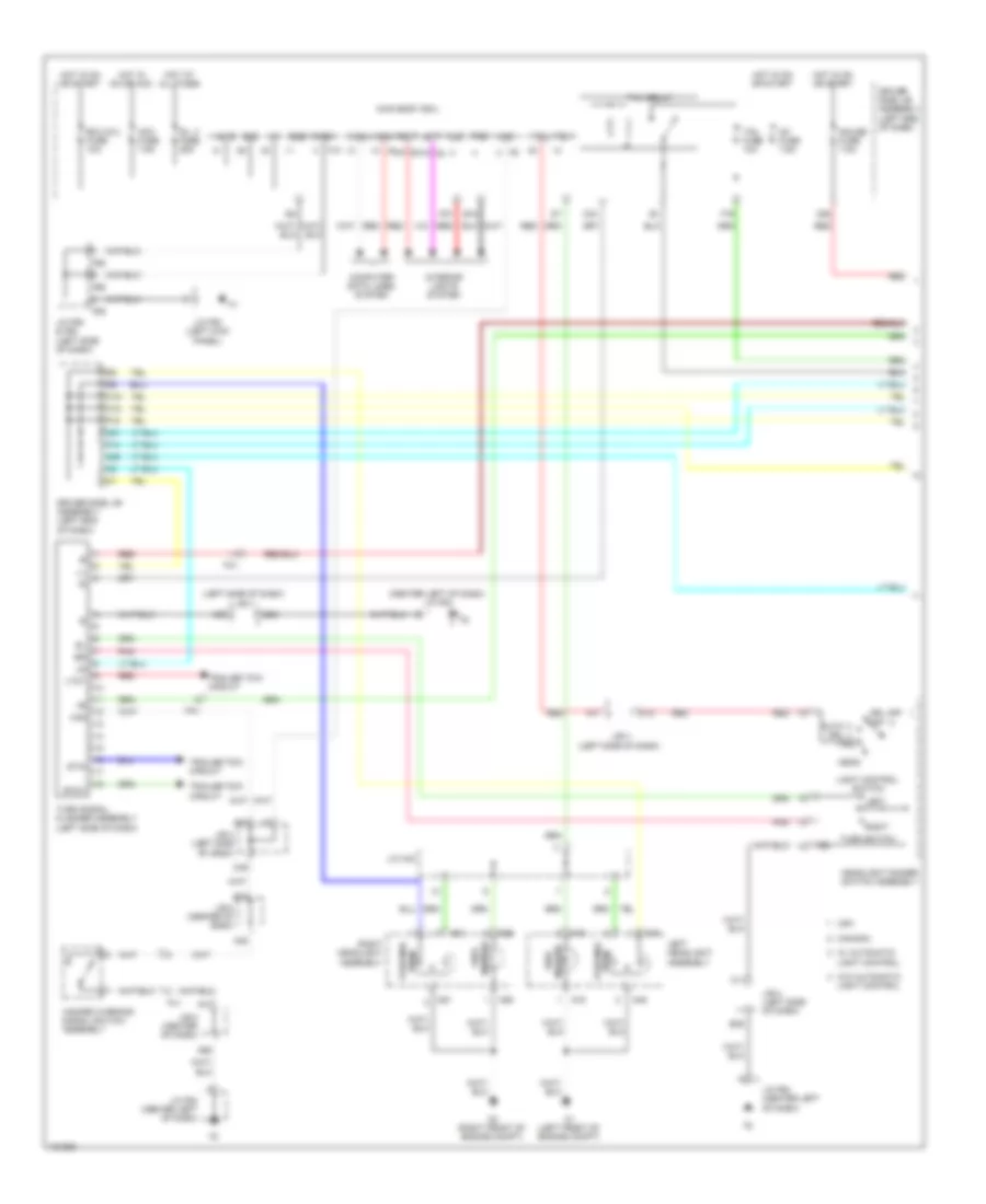 Exterior Lamps Wiring Diagram (1 of 3) for Toyota 4Runner Limited 2014