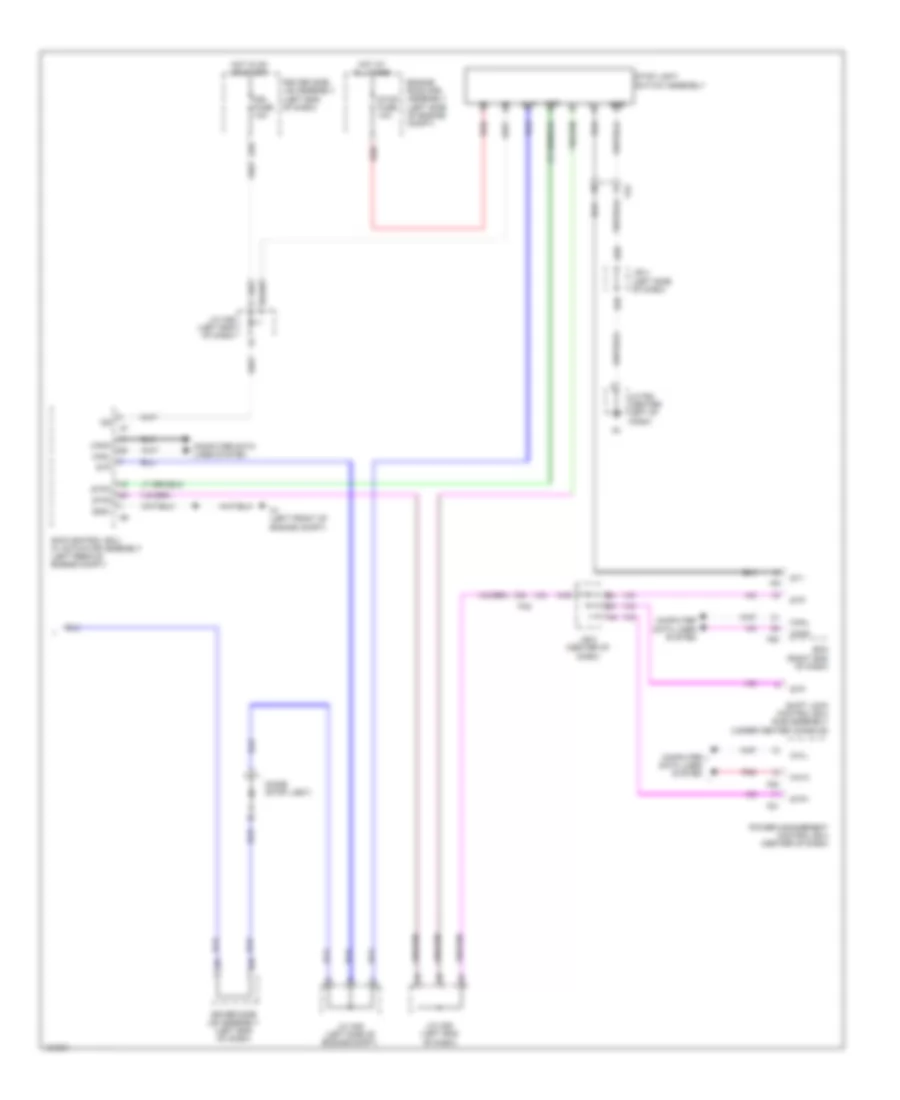 Exterior Lamps Wiring Diagram 3 of 3 for Toyota 4Runner Limited 2014