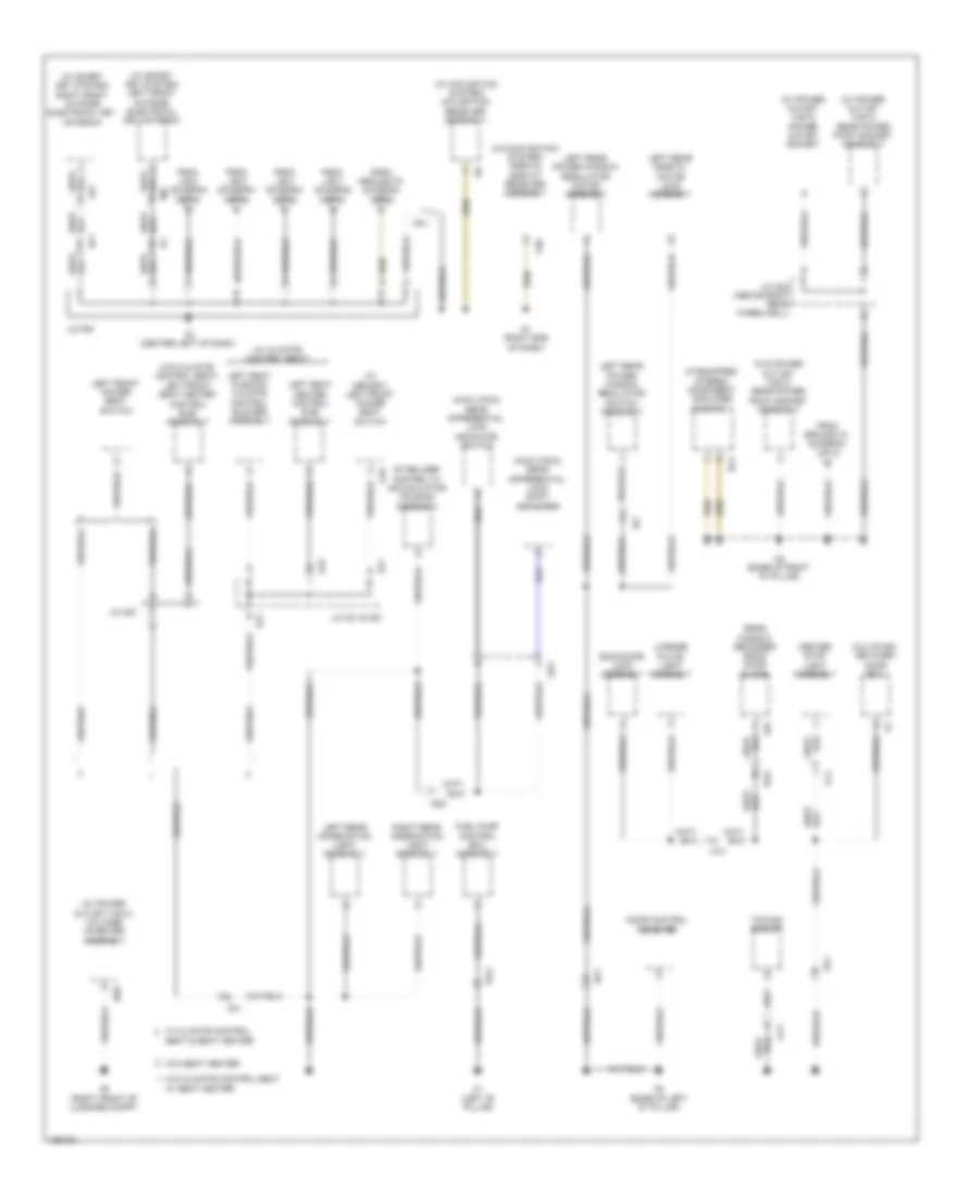 Ground Distribution Wiring Diagram (4 of 4) for Toyota 4Runner Limited 2014