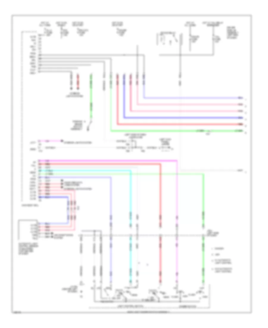 Headlights Wiring Diagram 1 of 2 for Toyota 4Runner Limited 2014