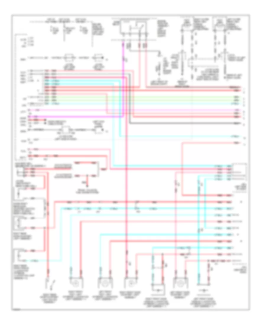 Courtesy Lamps Wiring Diagram 1 of 2 for Toyota 4Runner Limited 2014