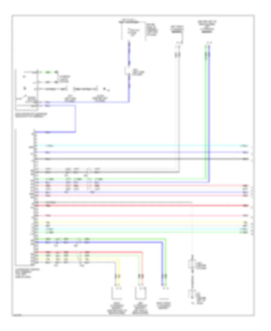 Parking Assistant Wiring Diagram 1 of 2 for Toyota 4Runner Limited 2014