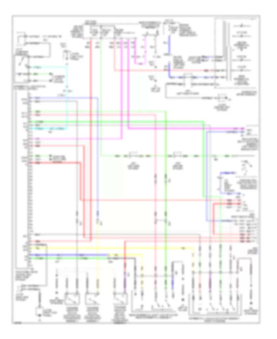 4WD Wiring Diagram VF2A for Toyota 4Runner Limited 2014