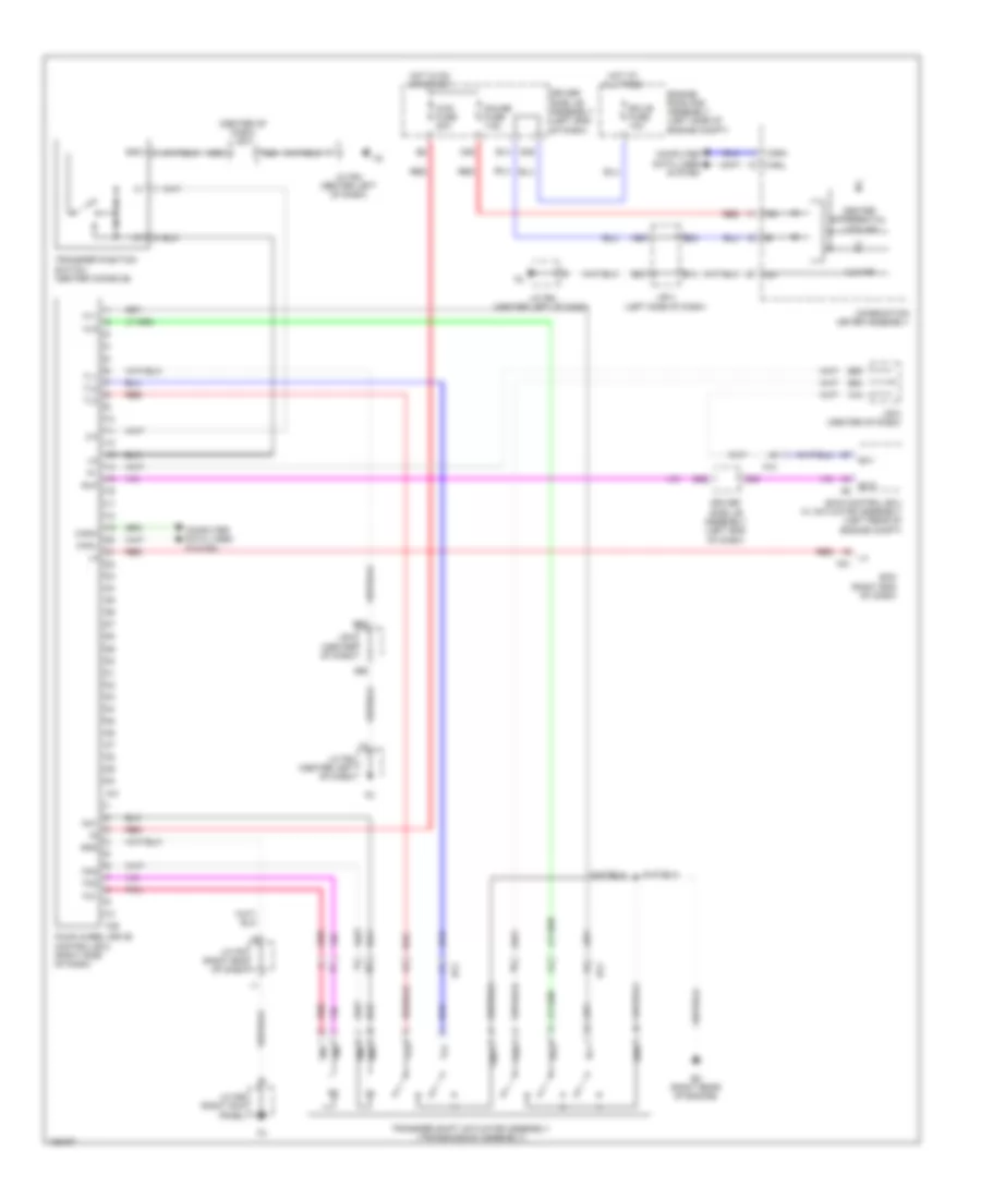 4WD Wiring Diagram, VF4BM for Toyota 4Runner Limited 2014