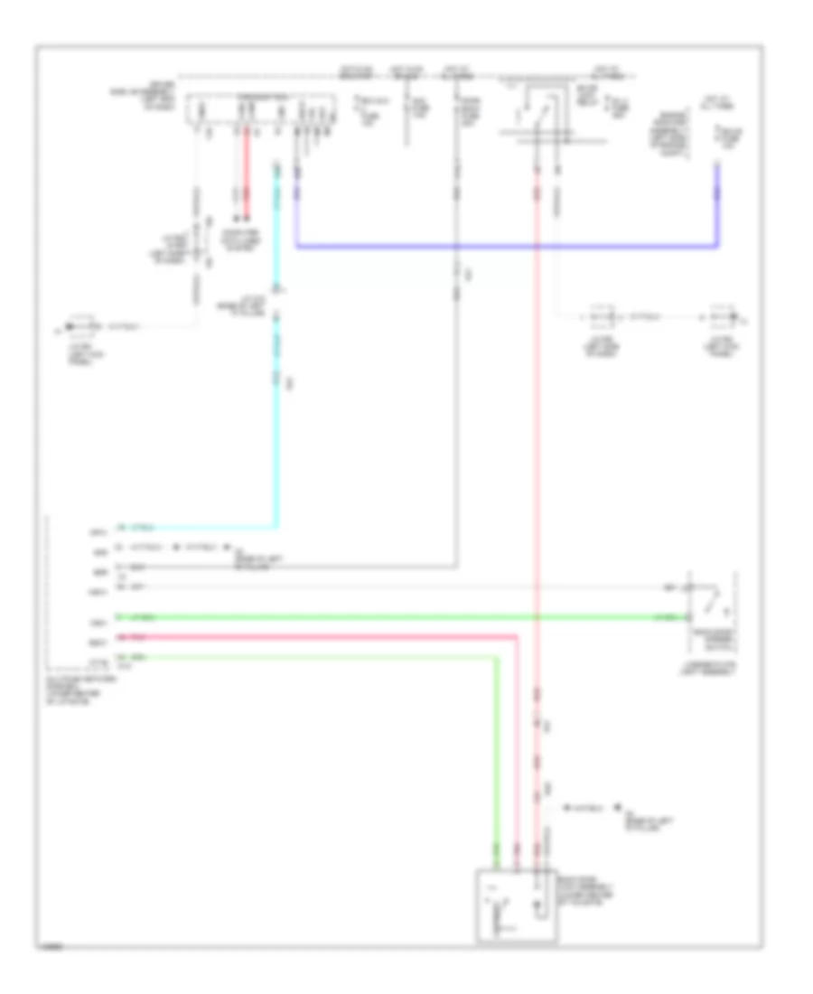 Back Door Opener Wiring Diagram for Toyota 4Runner Limited 2014