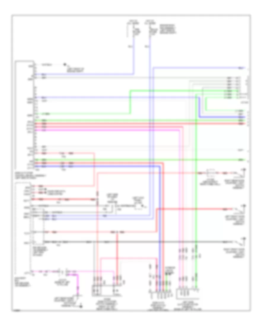 Retractable Running Boards Wiring Diagram (1 of 2) for Toyota 4Runner Limited 2014