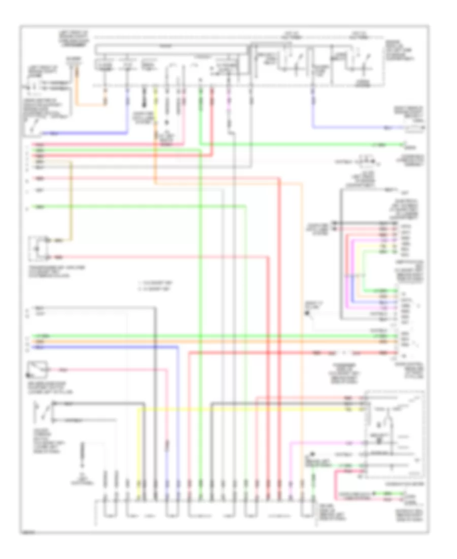 Forced Entry Wiring Diagram (2 of 2) for Toyota Avalon Limited 2007