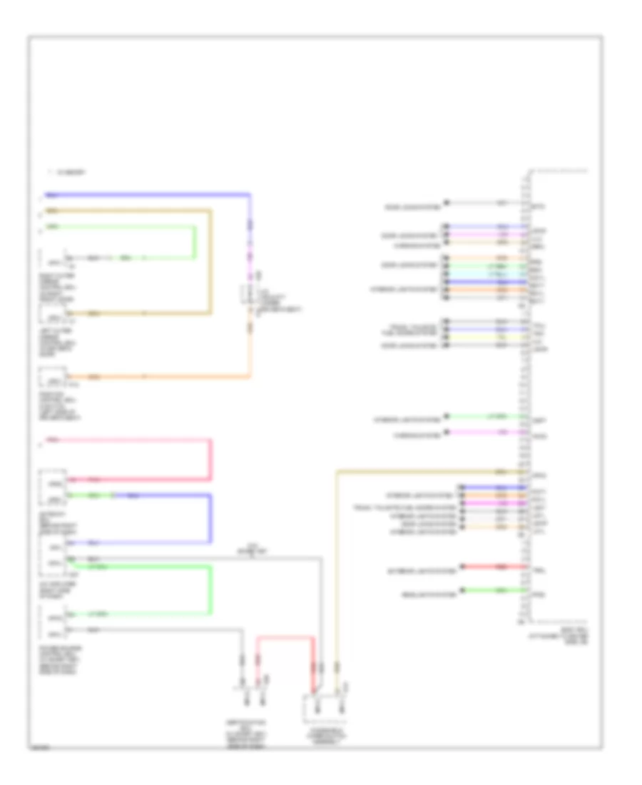 Body Control Modules Wiring Diagram 2 of 2 for Toyota Avalon Limited 2007