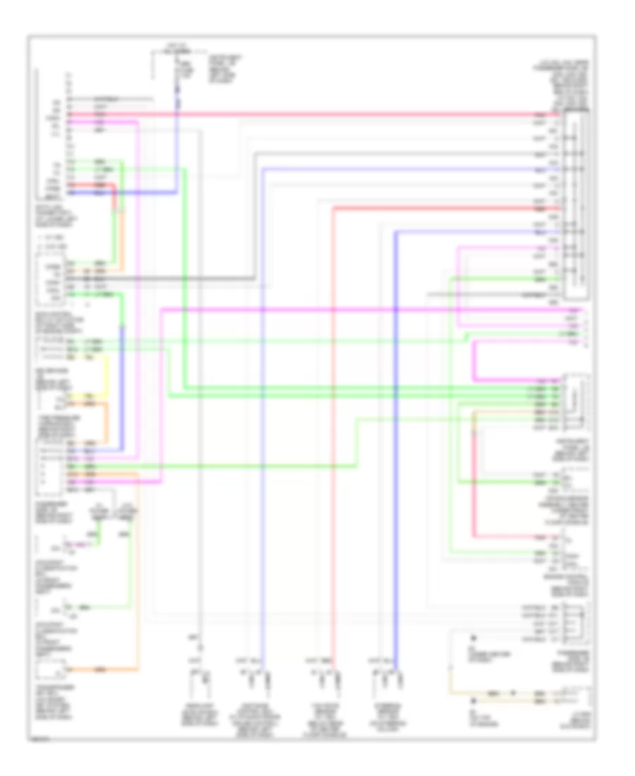 Computer Data Lines Wiring Diagram 1 of 2 for Toyota Avalon Limited 2007