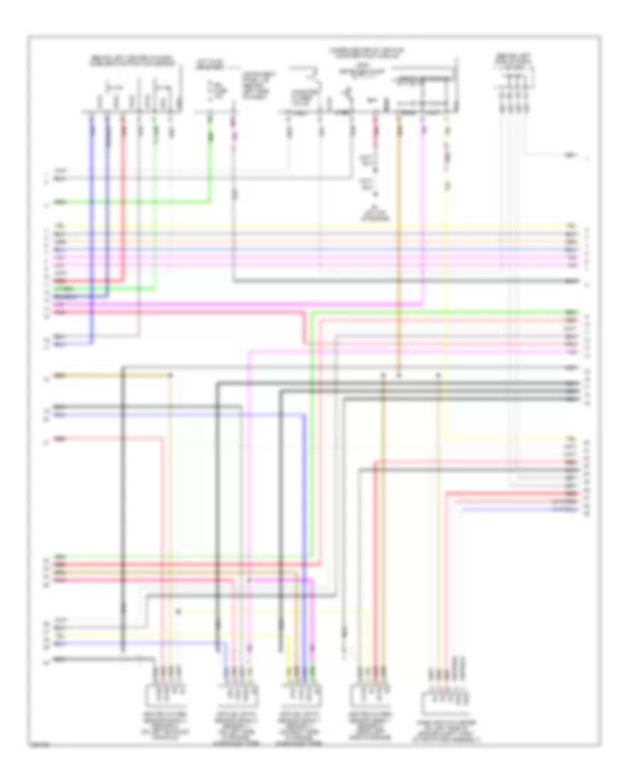 3.5L, Engine Performance Wiring Diagram (2 of 7) for Toyota Avalon Limited 2007