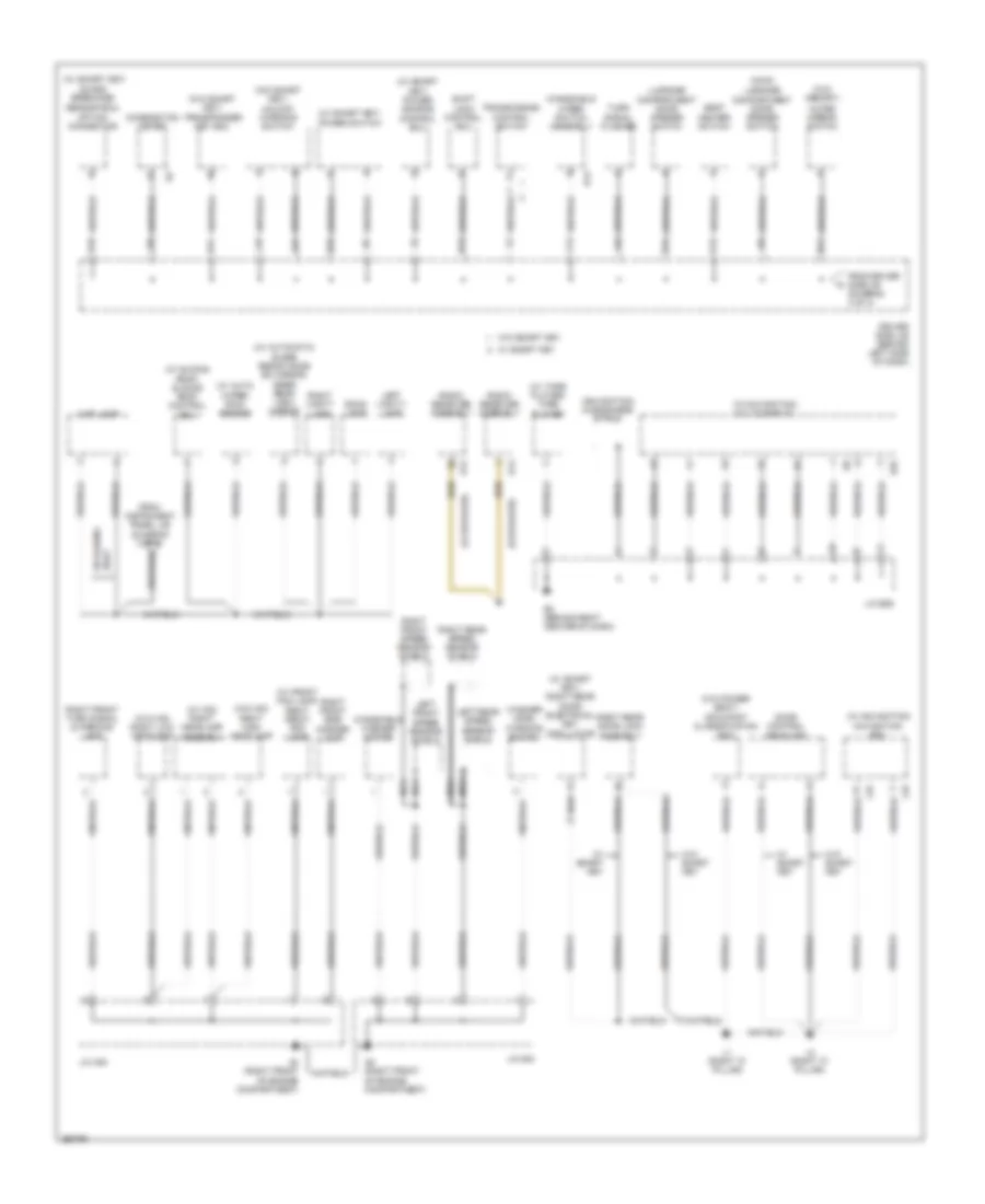 Ground Distribution Wiring Diagram 2 of 4 for Toyota Avalon Limited 2007