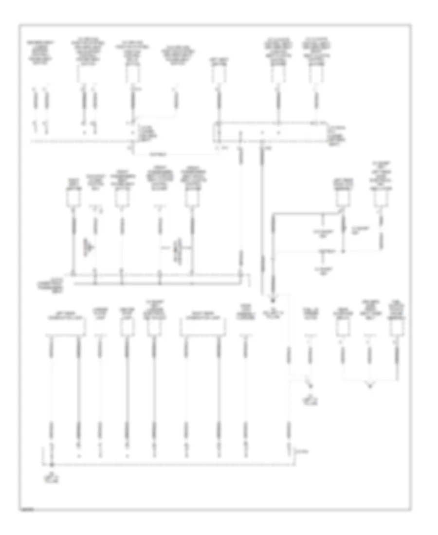 Ground Distribution Wiring Diagram (4 of 4) for Toyota Avalon Limited 2007