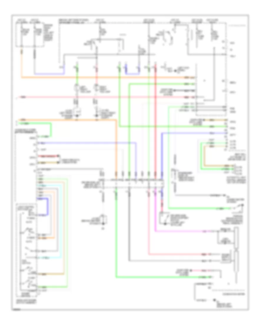 Headlamps  Fog Lamps Wiring Diagram (2 of 2) for Toyota Avalon Limited 2007