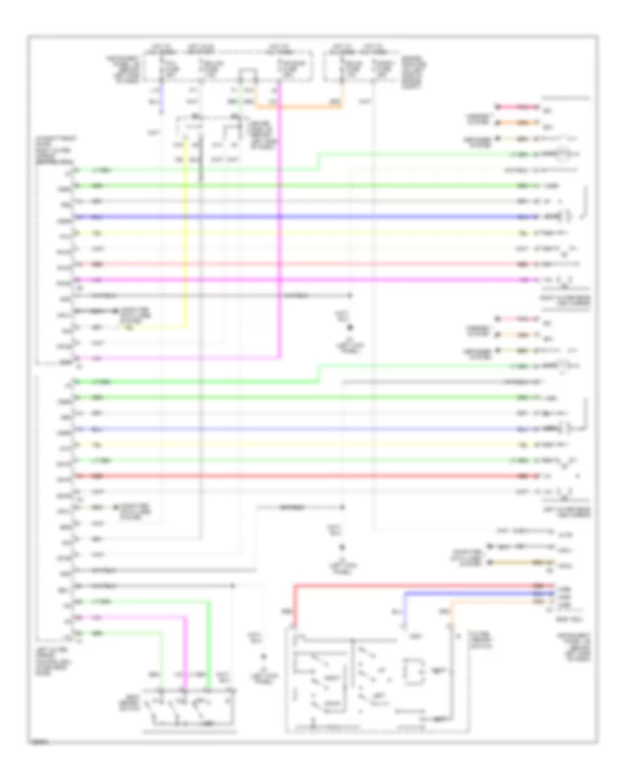 Memory Mirrors Wiring Diagram for Toyota Avalon Limited 2007