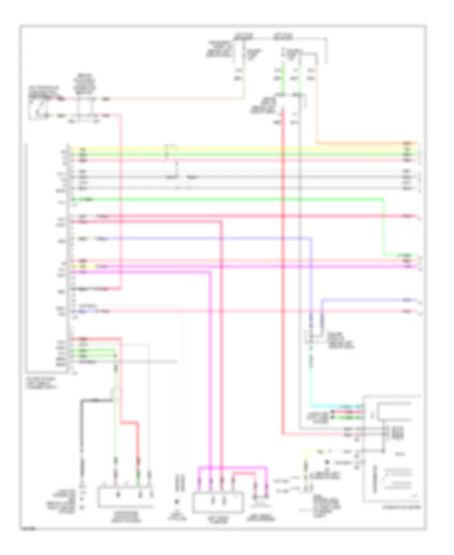 Navigation Wiring Diagram 1 of 2 for Toyota Avalon Limited 2007