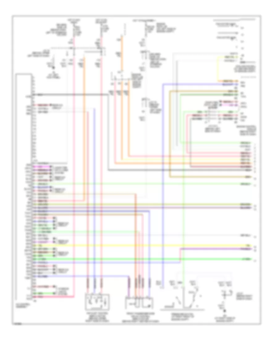 Manual AC Wiring Diagram, Front (1 of 2) for Toyota Sienna CE 2004