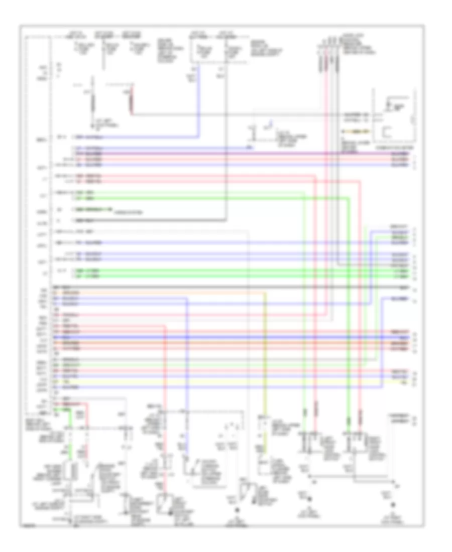 Forced Entry Wiring Diagram 1 of 2 for Toyota Sienna CE 2004