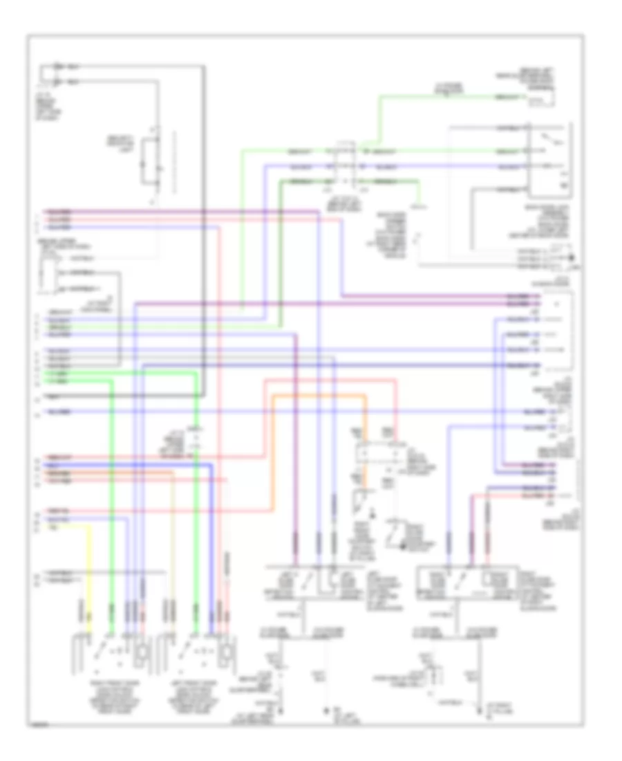 Forced Entry Wiring Diagram 2 of 2 for Toyota Sienna CE 2004