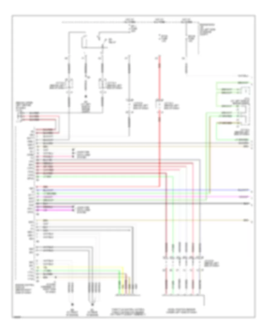 Cruise Control Wiring Diagram 1 of 2 for Toyota Sienna CE 2004