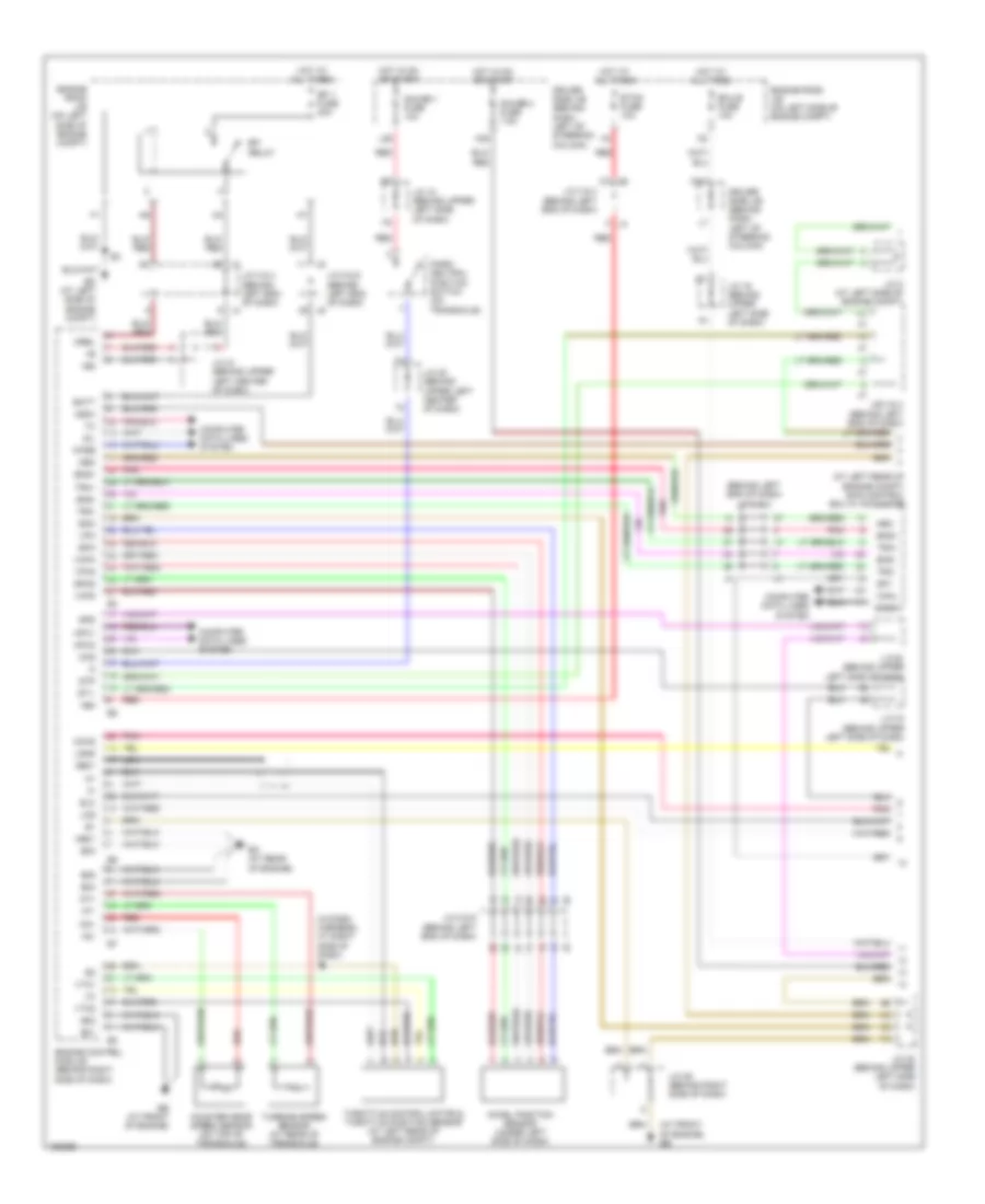 Dynamic Laser Cruise Control Wiring Diagram (1 of 2) for Toyota Sienna CE 2004